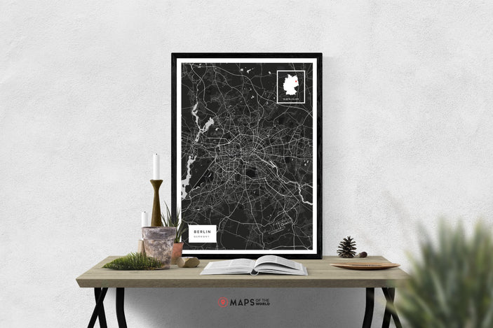Berlin Map Poster | Maps of the World