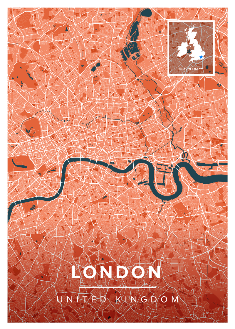 London Map Print