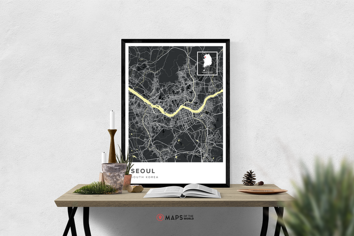 Seoul Map Poster | Maps of the World