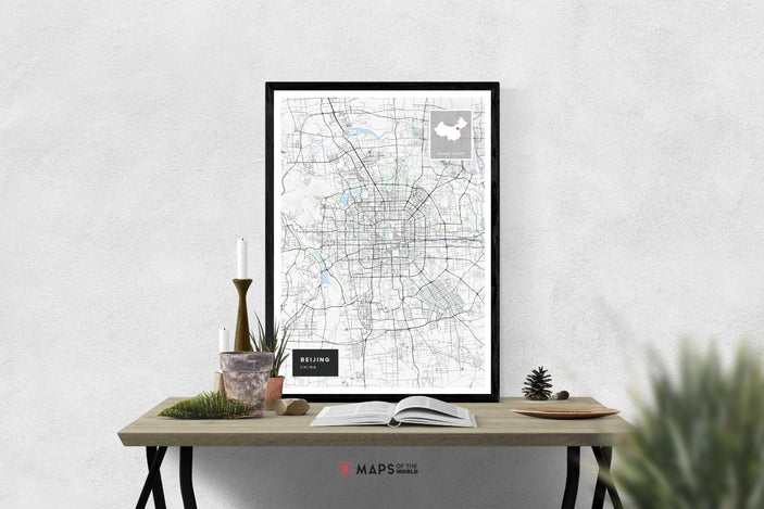 Beijing Map Poster | Maps of the World