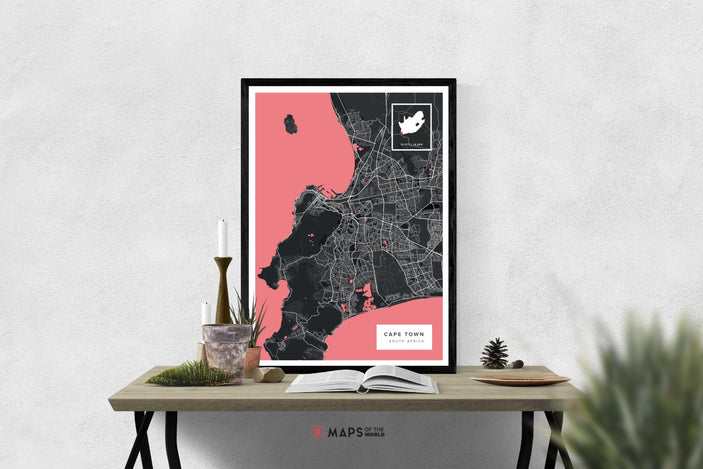 Cape Town Map Poster | Maps of the World