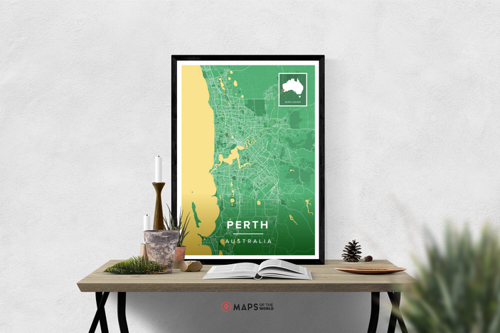 Perth Map Poster | Maps of the World