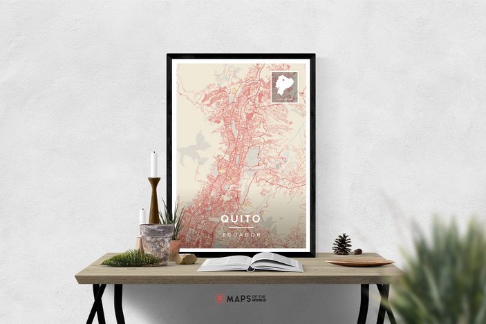 Quito Map Poster | Maps of the World